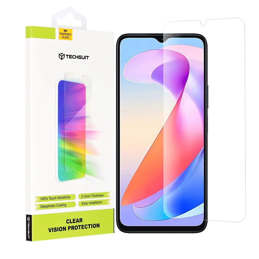 Pellicola protettiva per schermo Techsuit Clear Vision per Honor X6a, Vetro temperato, Full Glue - immagine 1