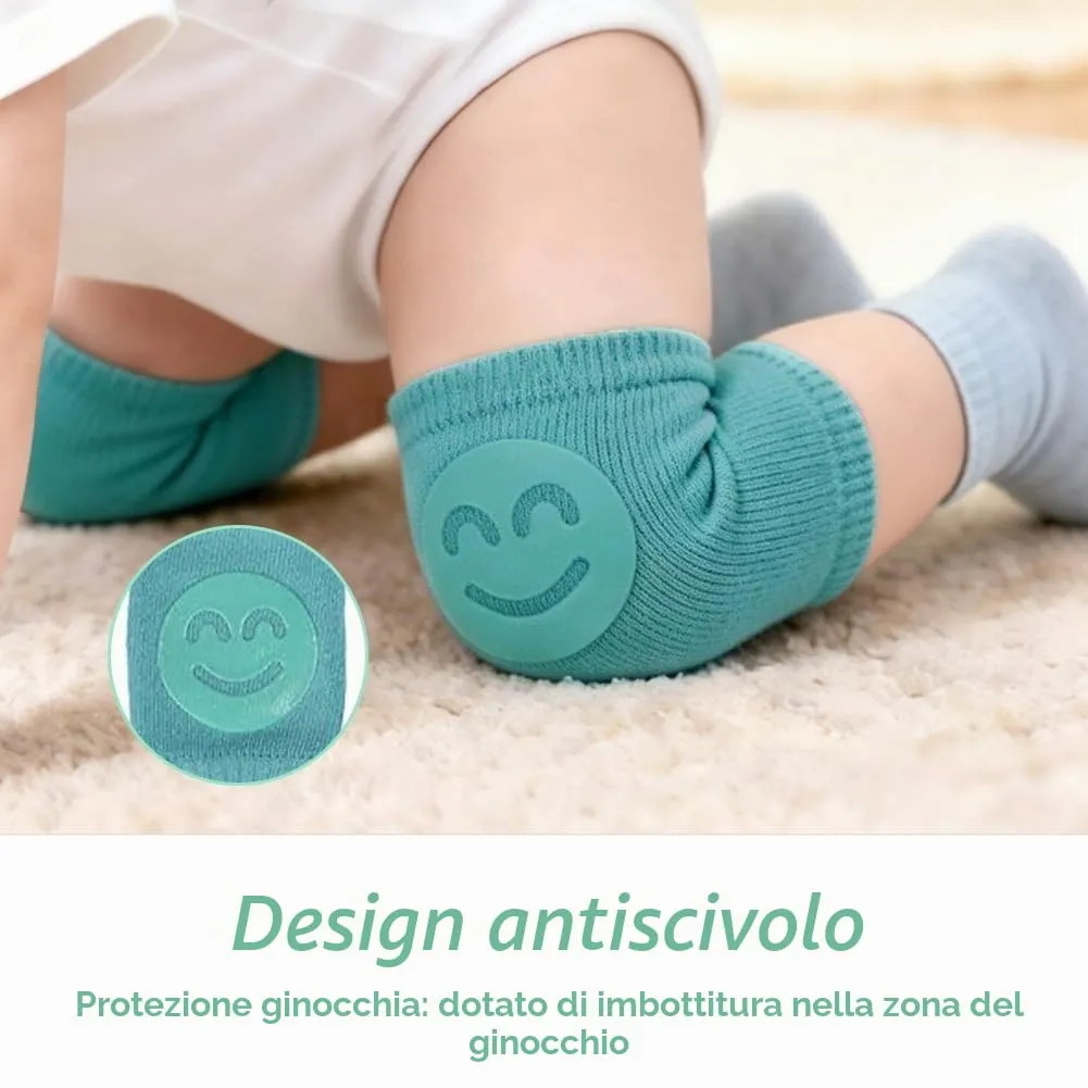HAGOT Caschetto Primi Passi, Primi Passi Per Bambini Neonati, Protezione Anticollisione Regolabile e Traspirante, con Ginocchiere - immagine 5