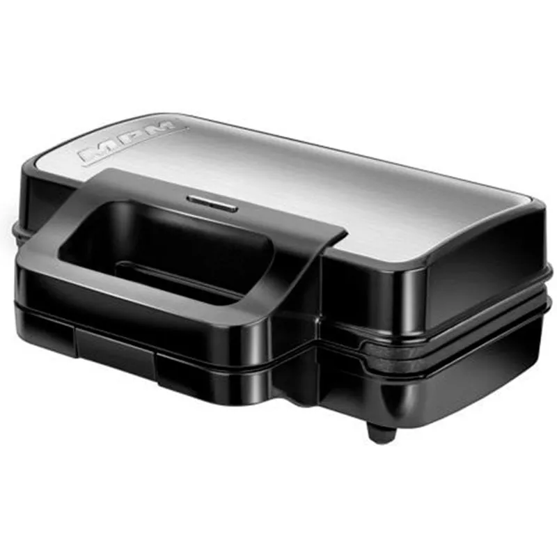 Mpm Mop-43m Macchina per sandwich 3 in 1, macchina per waffle/griglia/ferro da stiro 1000 W Nero - immagine 1