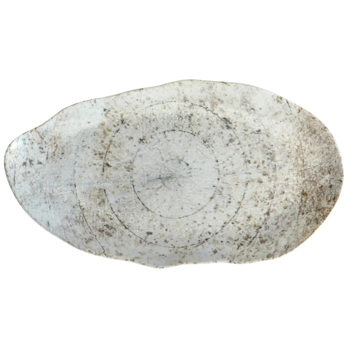 3x VEGA Piatto ovale da portata Gironia; 37.5x20 cm (LxL); tortora; 3 pz. / Pacco - immagine 1