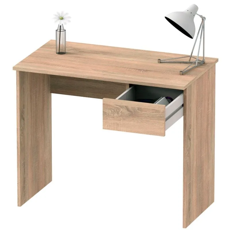 Briebe Bri-3841 Tavolo per computer 1 cassetto 75x90x50 cm Rovere Nova Cambriano - immagine 1