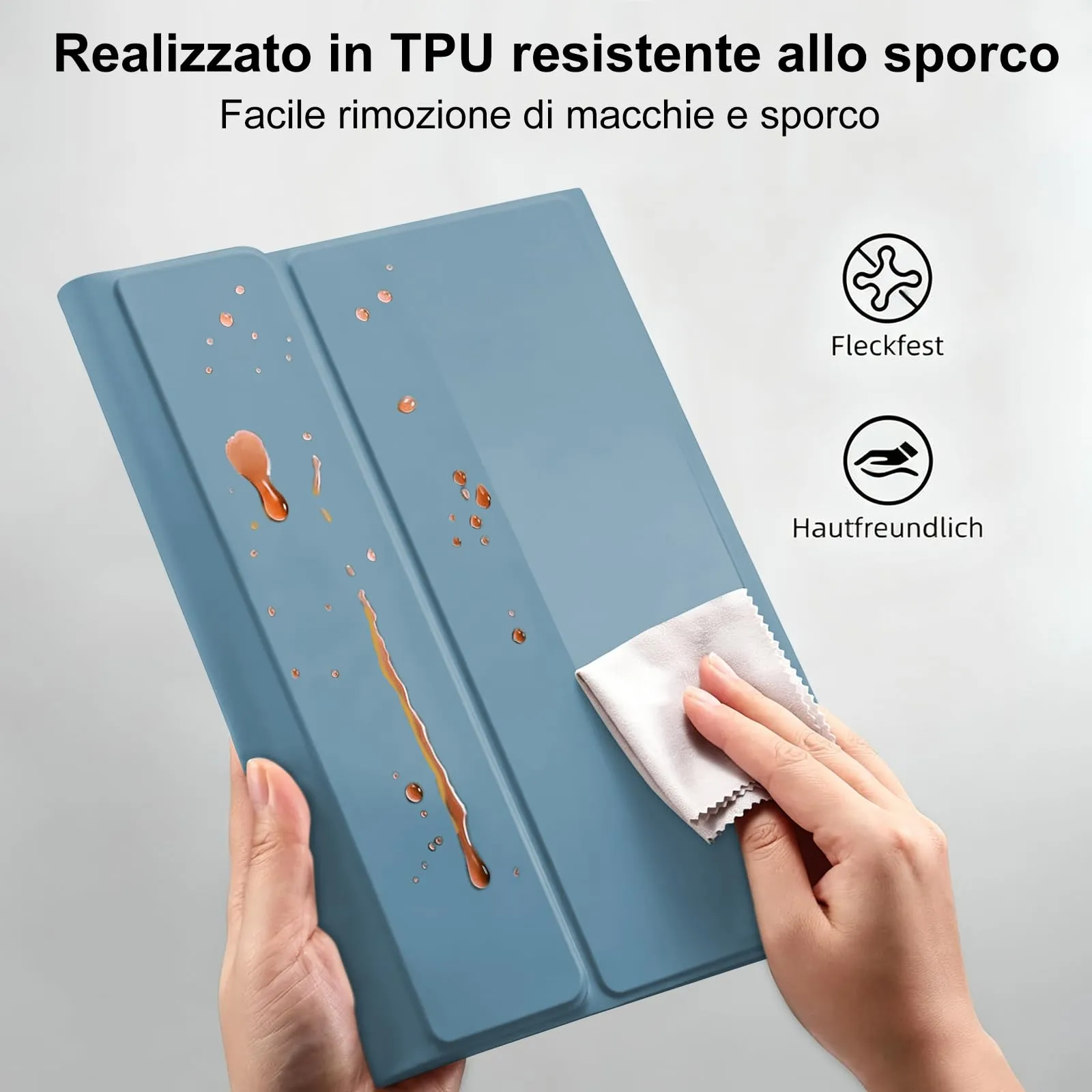 FOGARI Per Lenovo Idea Tab Pro 2025 12.7 Pollici Cover Tastiera - immagine 6