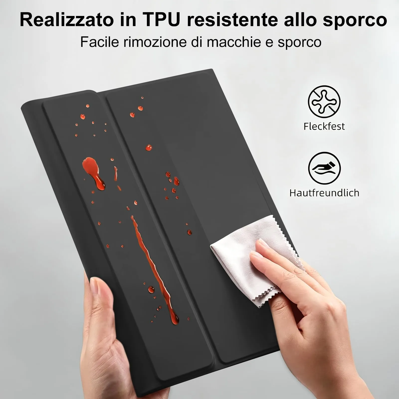 FOGARI Per Lenovo Idea Tab Pro 2025 12.7 Pollici Cover Tastiera - immagine 6