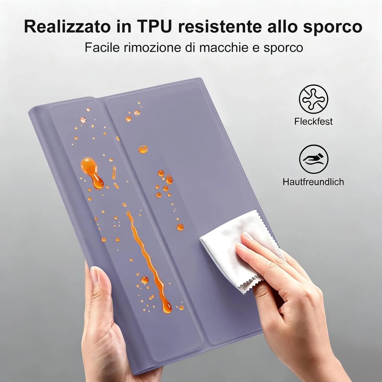 FOGARI Per Lenovo Idea Tab Plus 2025 12.1 Pollici Cover Tastiera - immagine 6