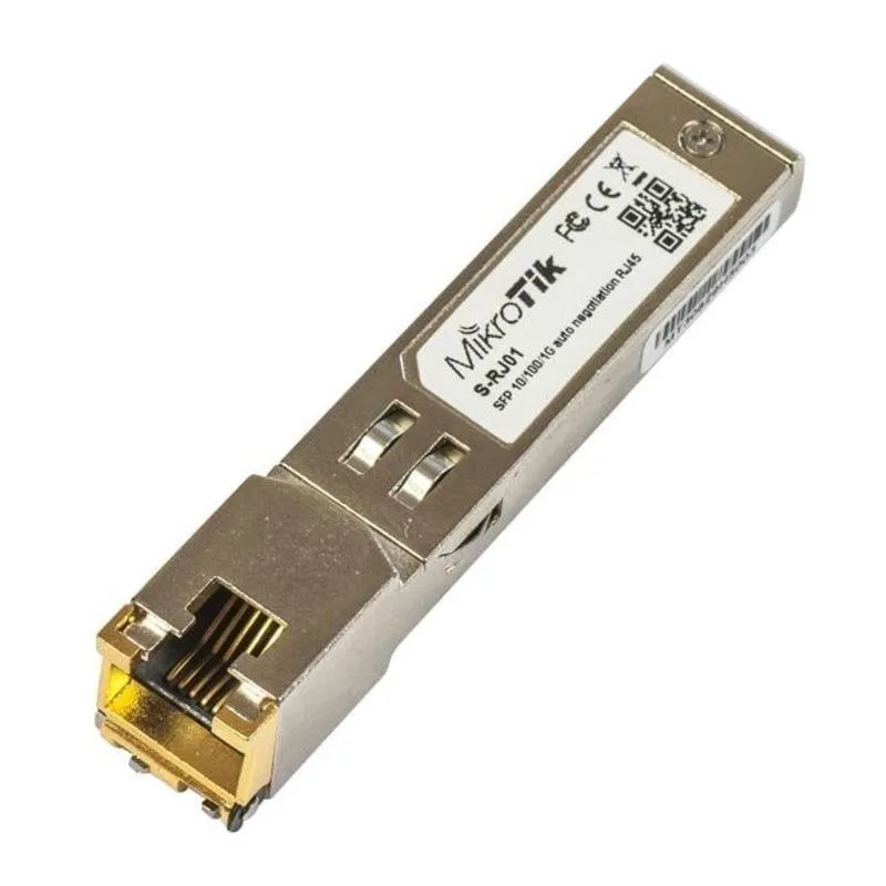 Transceiver Mikrotik S-RJ01 Gigabit Ethernet RJ45 SFP 1,25 Gbit/s RoHS - immagine 1
