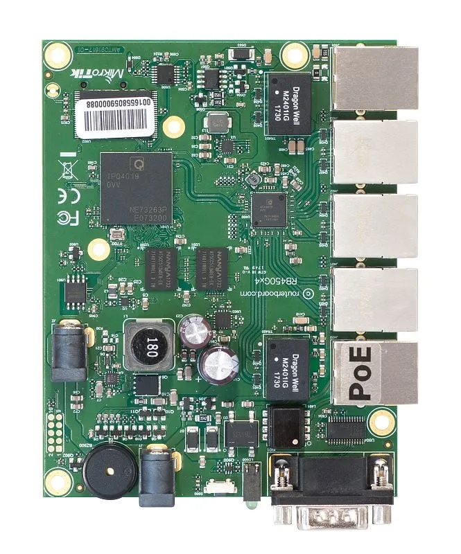 Mikrotik RB450Gx4 router cablato Gigabit Ethernet Verde - immagine 1