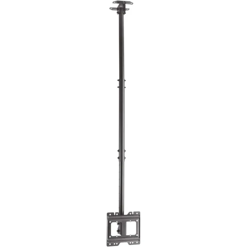 Aisens Supporto da soffitto estensibile inclinabile girevole per monitor/TV da 23-43" 50 kg Nero - immagine 1