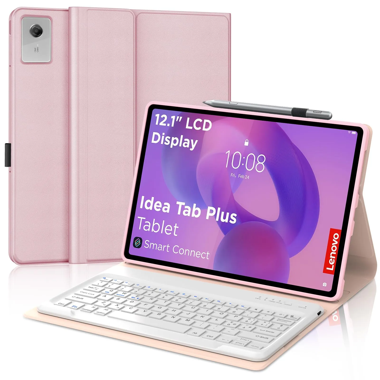 FOGARI Per Lenovo Idea Tab Plus 2025 12.1 Pollici Cover Tastiera - immagine 1