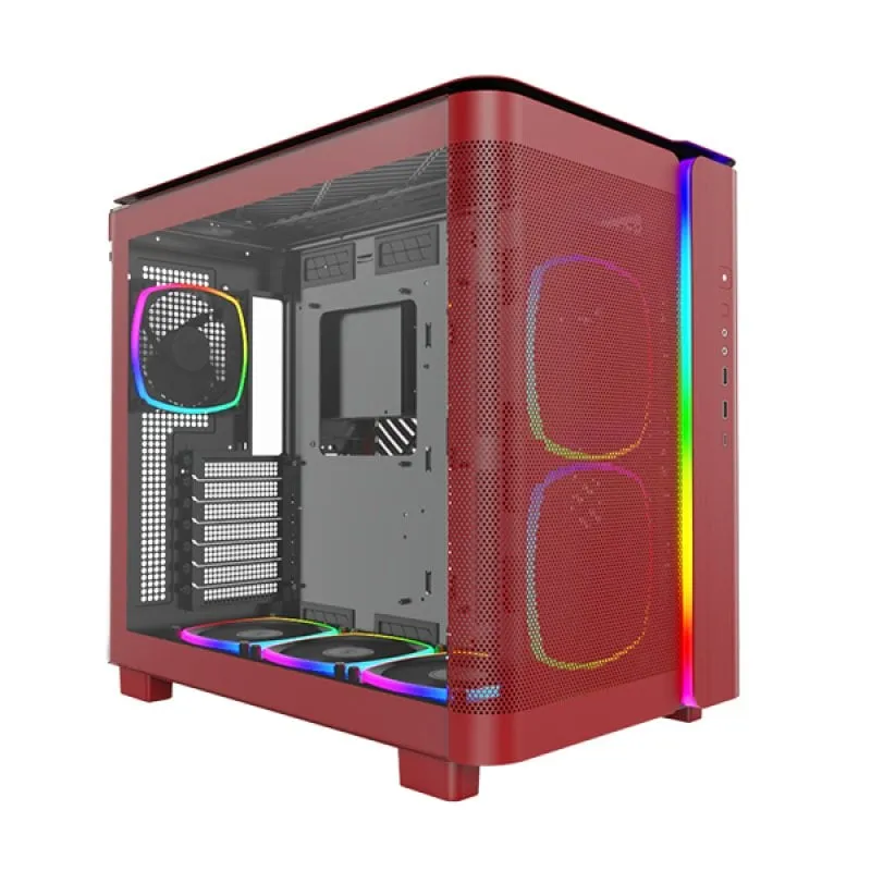 Montech KING 95 PRO Midi Tower Rosso - immagine 1