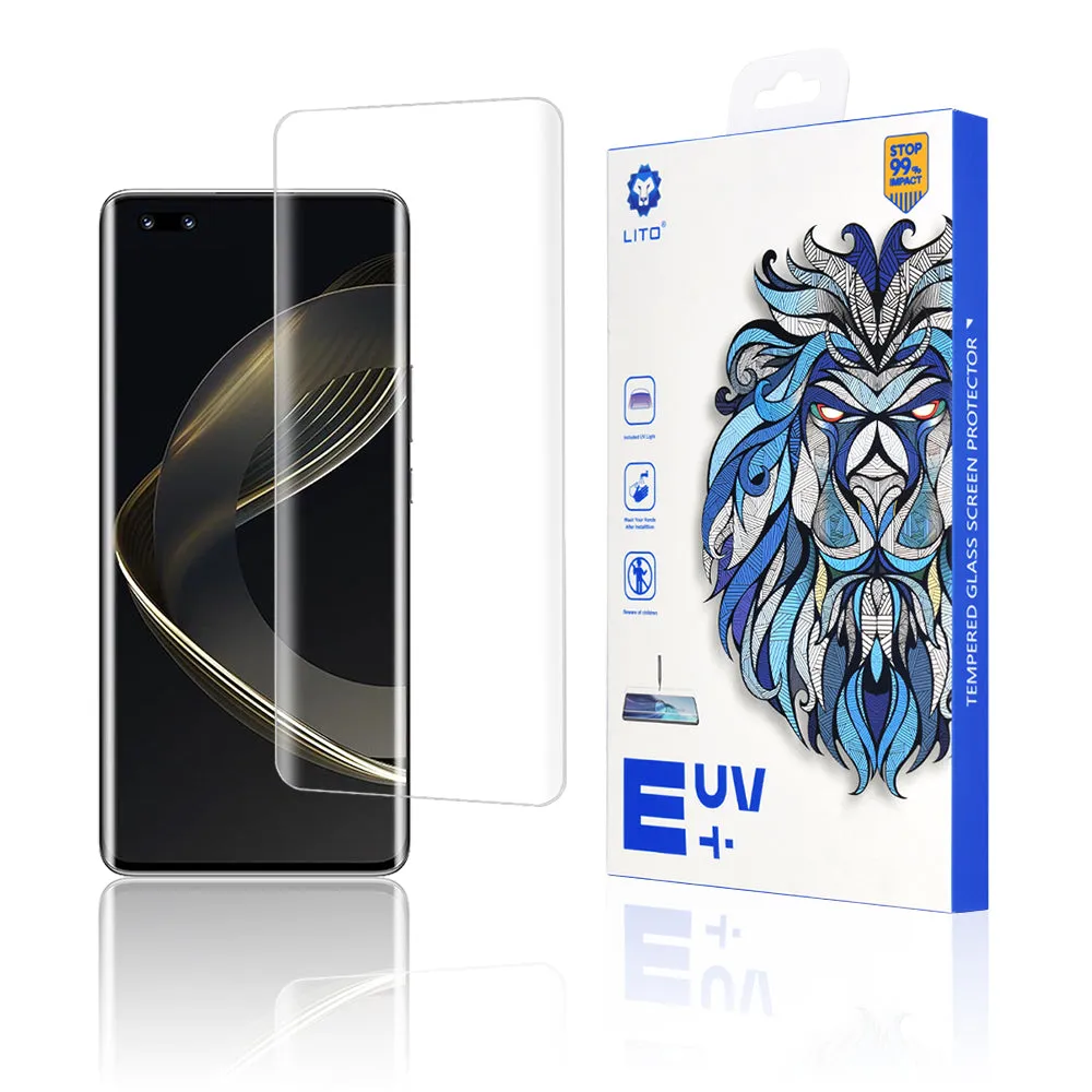 Pellicola protettiva per schermo Lito per Huawei nova 11 Pro, Vetro temperato, Colla UV, 3D - immagine 1