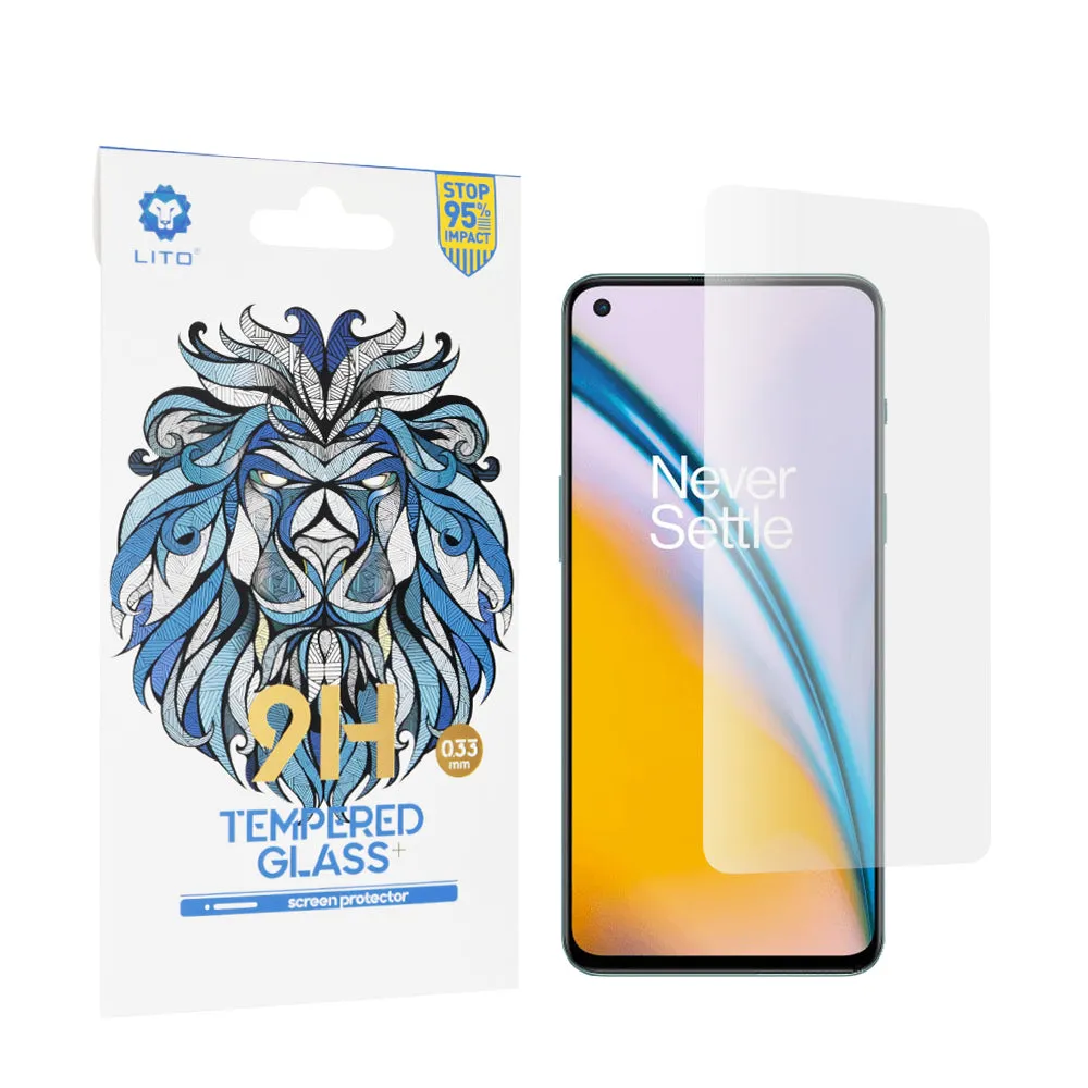 Pellicola protettiva per schermo Lito Classic per OnePlus Nord 2T / Nord CE 5G / Nord 2 5G, Vetro temperato, Full Glue, 2.5D - immagine 1