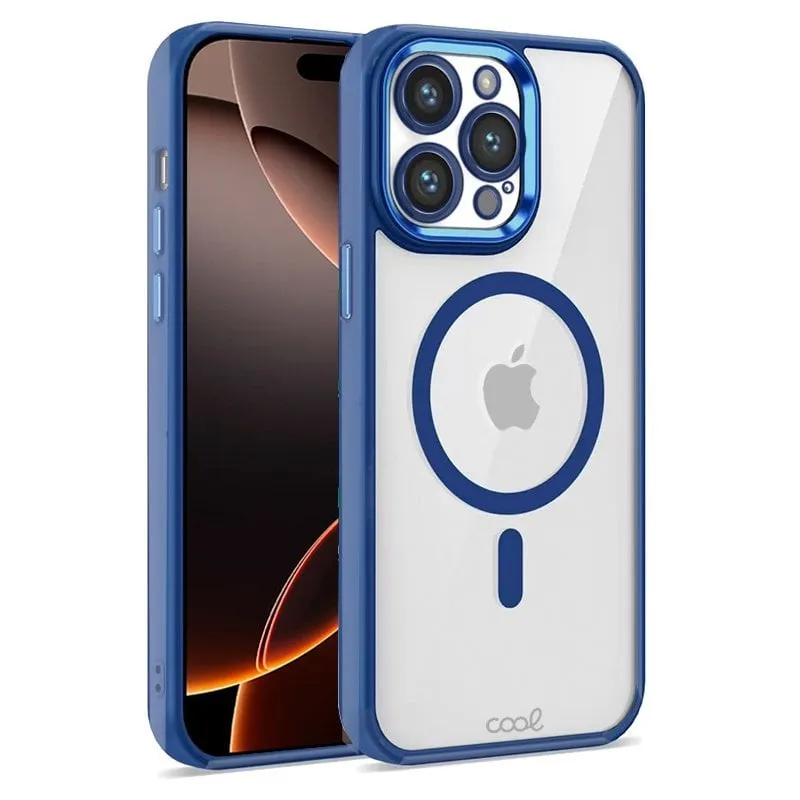 Custodia magnetica trasparente e cool con bordo marino per iPhone 16 Pro Max - immagine 1