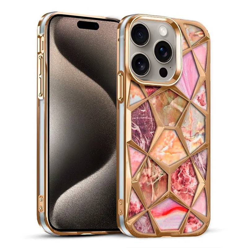 Custodia dal fantastico design in marmo per iPhone 15 Pro Max - immagine 1