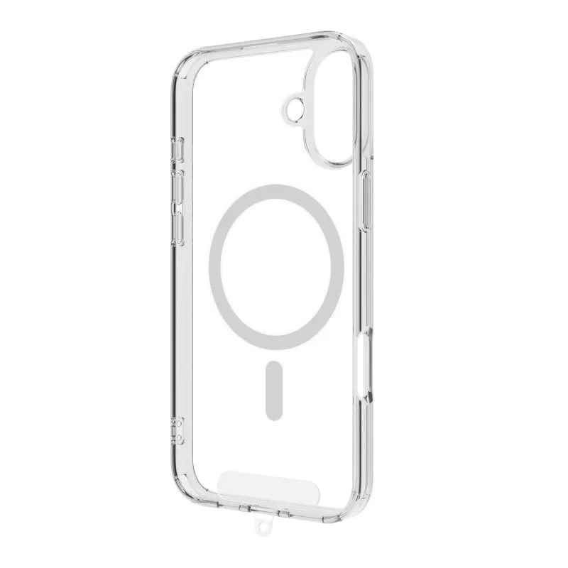 Custodia Muvit For Change Recycletek Magsafe Compatibile con Apple iPhone 16 Trasparente - immagine 1