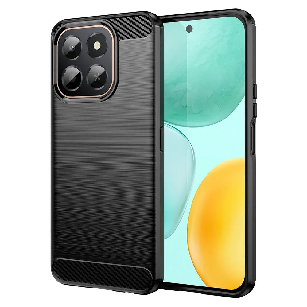 Custodia per Honor X6c, Techsuit, Carbonio, Nera - immagine 1