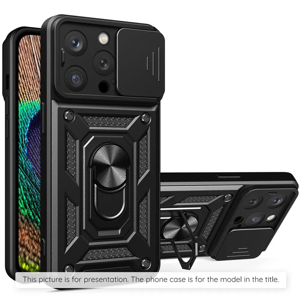 Custodia per Oppo A5 4G, Techsuit, CamShield, Nera - immagine 1