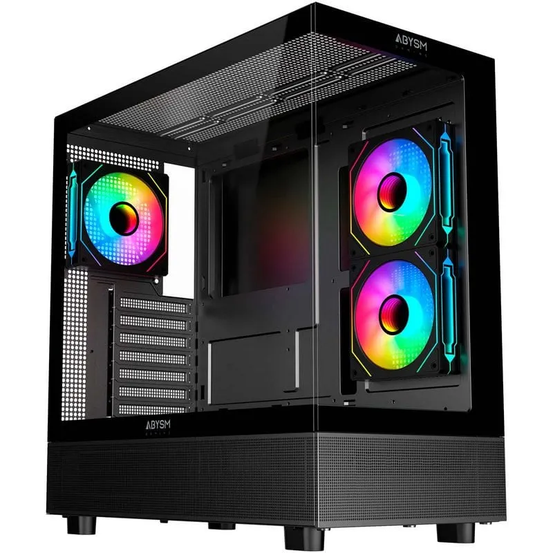 Abysm Gaming Danube Sava H400 Prime Nero Atx Box - immagine 1