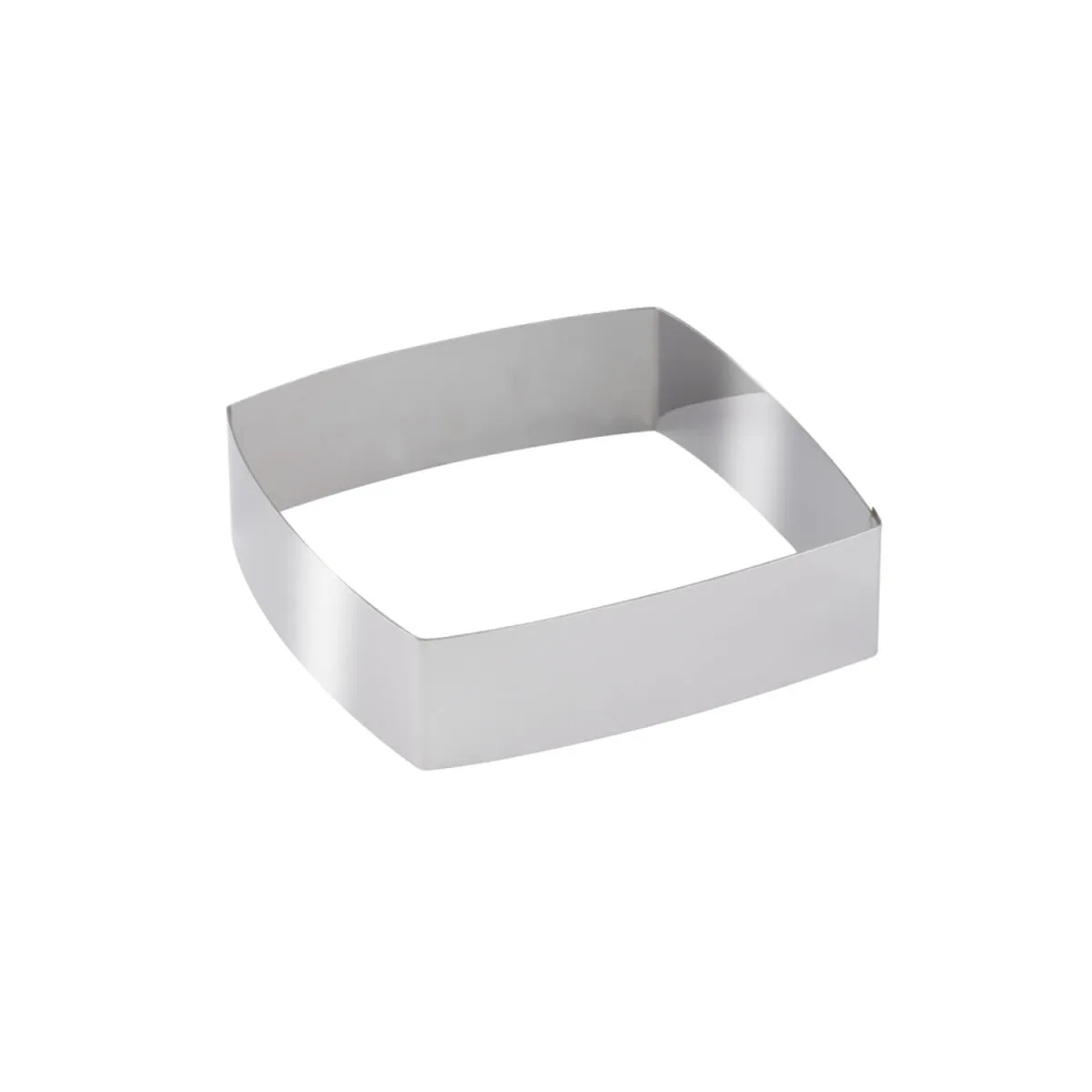 Schneider Anello per dolci quadrato curvo; 18x5 cm (LxH); acciaio inox - immagine 1