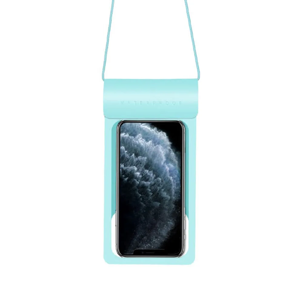 Custodia Universale Waterproof per Telefono max. 6.8 pollici, Techsuit, TWC1, Turchese - immagine 1