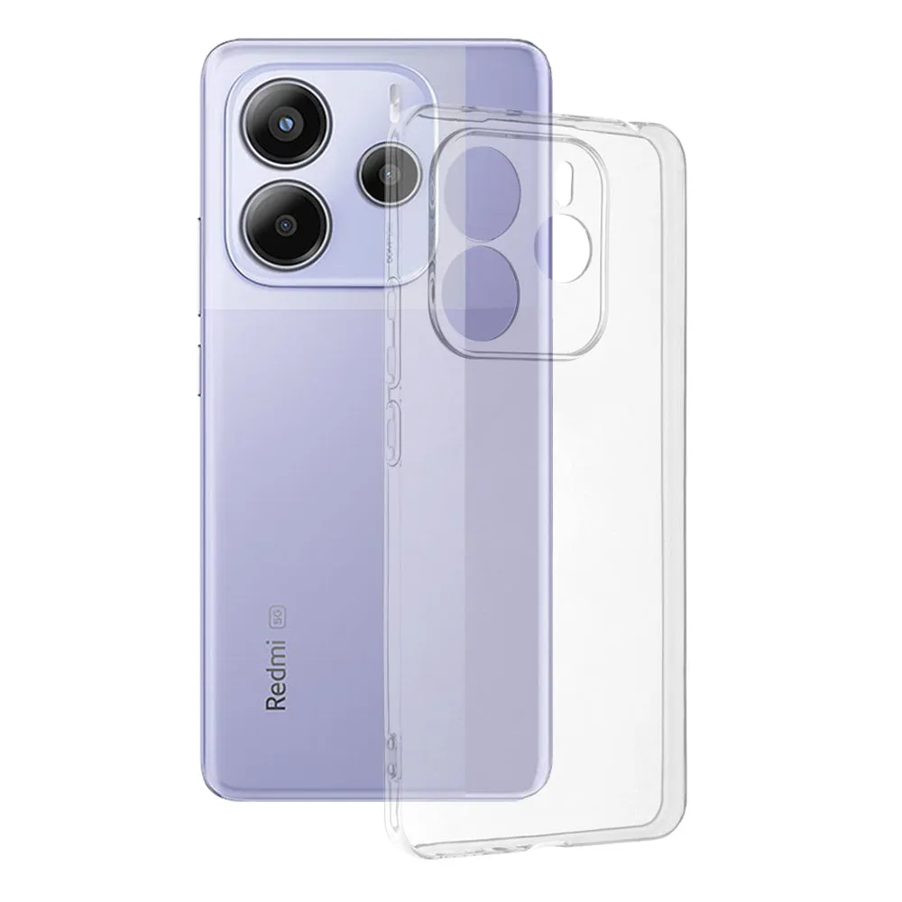 Custodia per Xiaomi Redmi Note 14 5G, Techsuit, Chiara, Trasparente - immagine 1