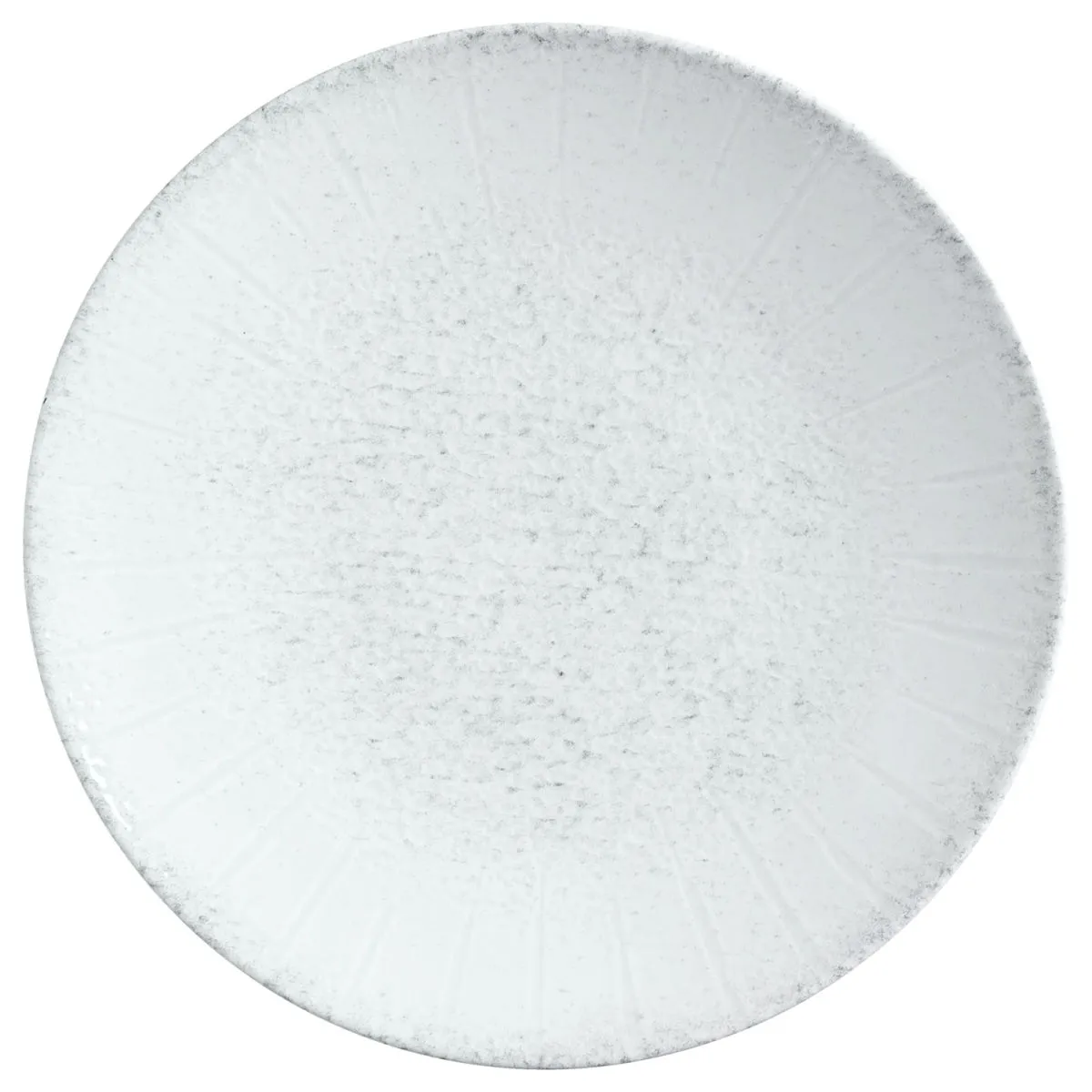 6x VEGA Piatto Caju piano, senza bordo; 21 cm (Ø); bianco/grigio; rotonda; 6 pz. / Pacco - immagine 1