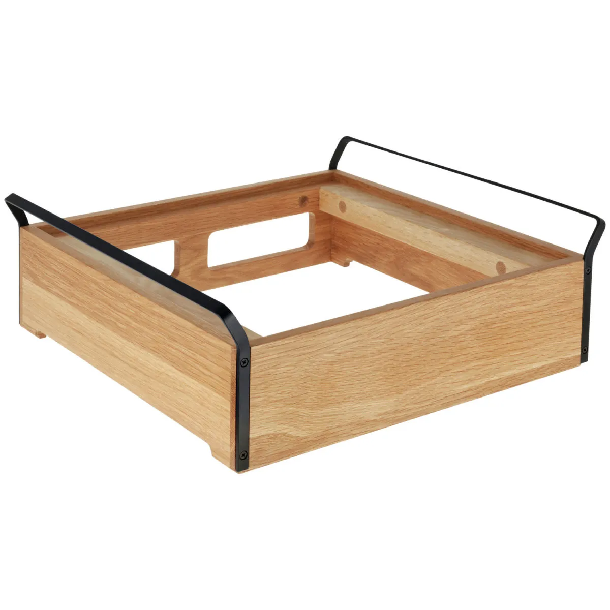 VEGA Struttura per piano caldo Esino GN 2/3; 44.6x44.6x12.5 cm (LxLxH); marrone/nero; quadrata - immagine 1