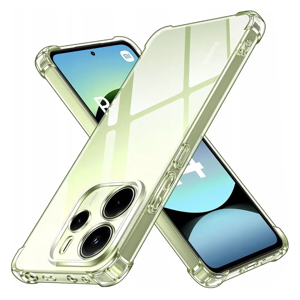 Custodia per Xiaomi Redmi Note 14 4G (Regionale), Techsuit, Shockproof Clear, Trasparente - immagine 1