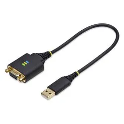 Cavo adattatore USB a Seriale Null Modem Black 0,3m 1P1FFCN USB SERIAL - immagine 1