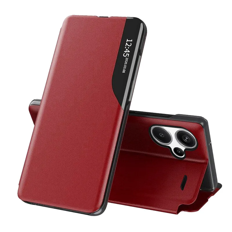 Custodia per Xiaomi Redmi Note 13 Pro+, Techsuit, eFold, Rossa - immagine 1