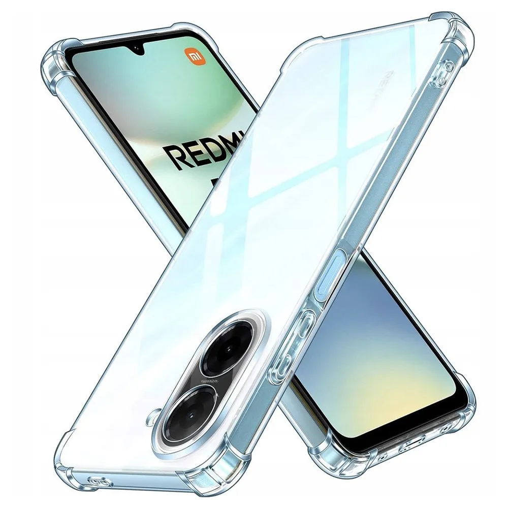 Custodia per Xiaomi Redmi A5 4G (Standard), Techsuit, Shockproof Clear, Trasparente - immagine 1