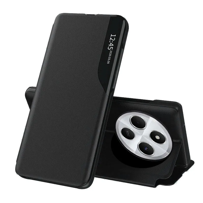 Custodia per Xiaomi Poco C75 / Redmi 14C, Techsuit, eFold, Nera - immagine 1