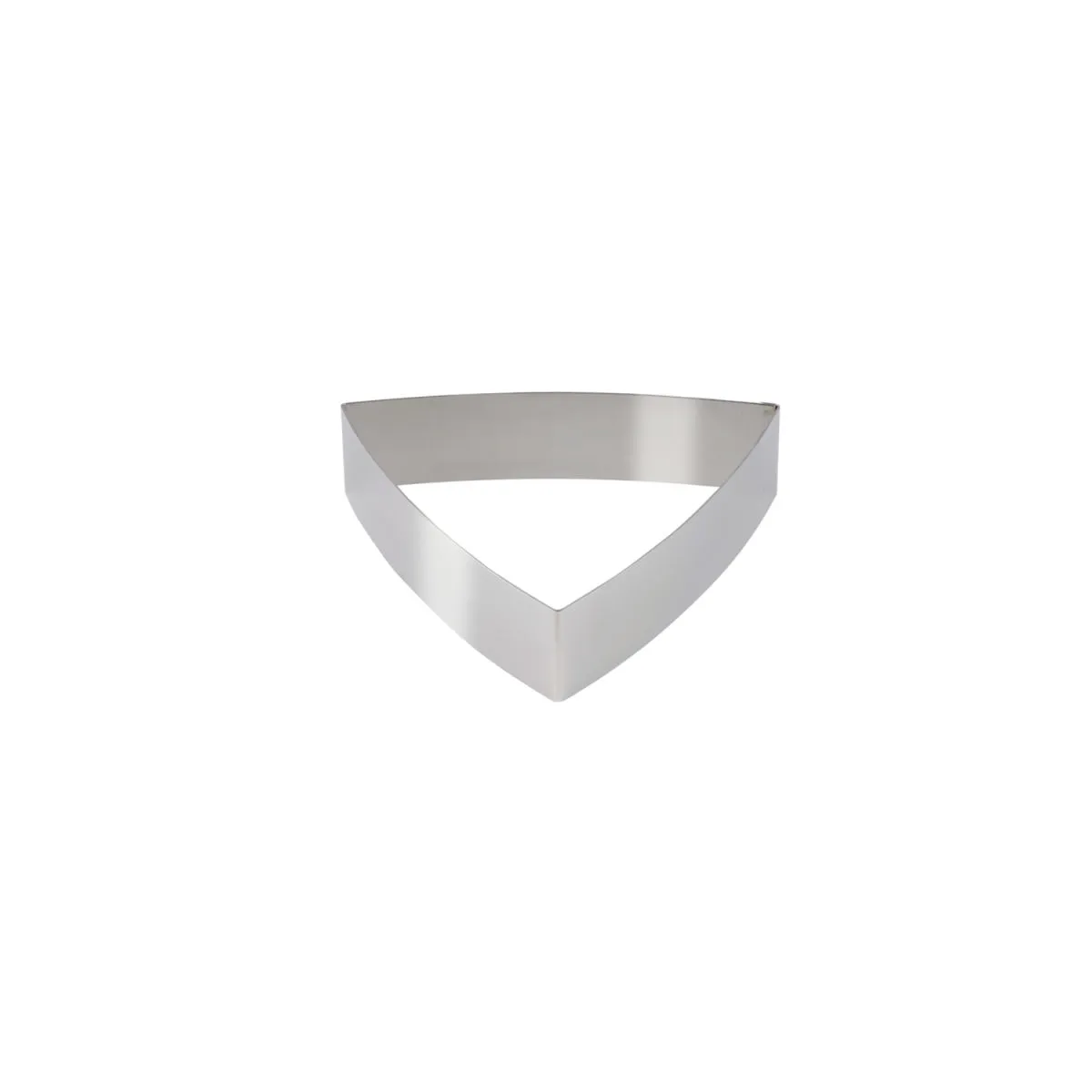 Schneider Anello per dolci triangolare a volta; 16x5 cm (LxH); acciaio inox - immagine 1