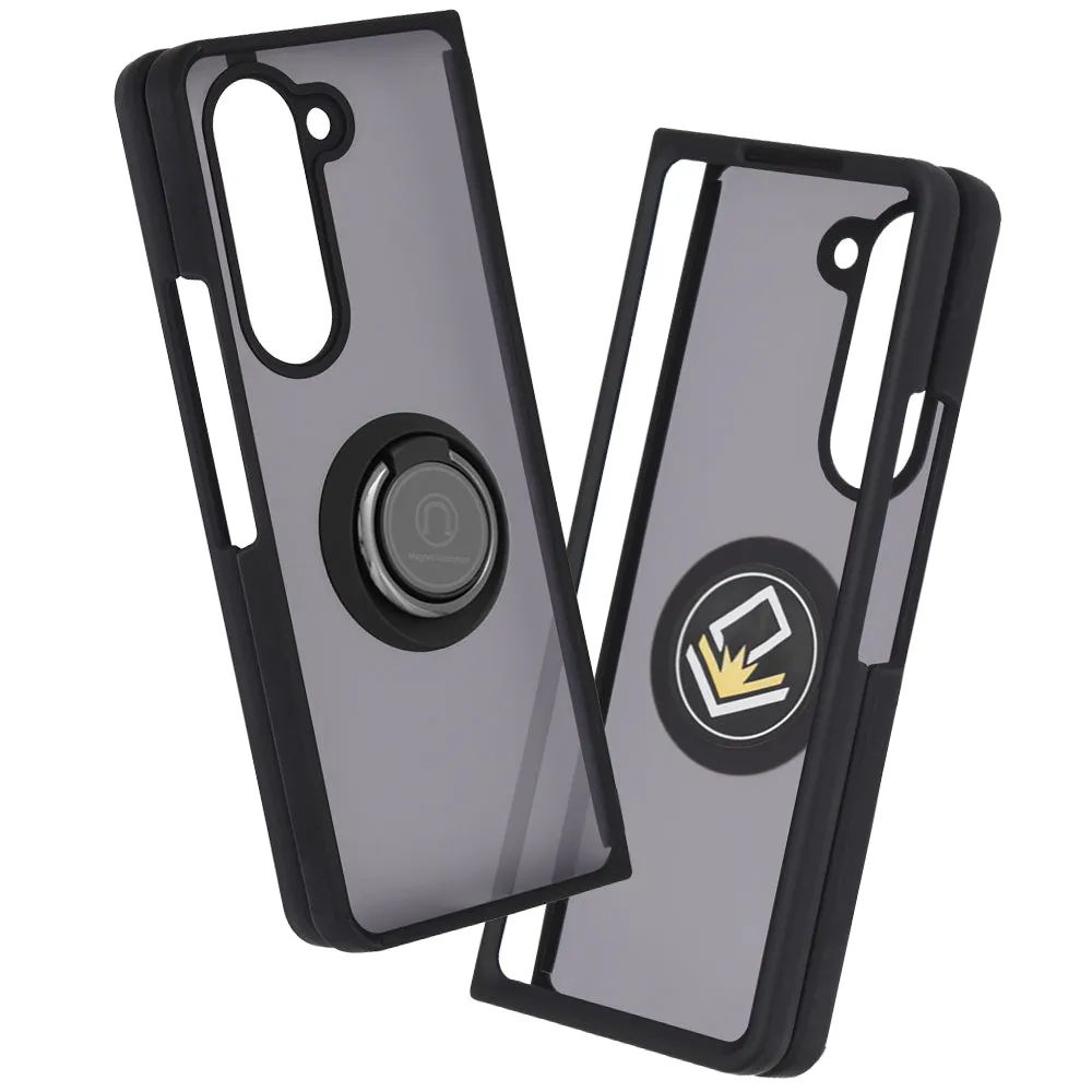 Custodia per Samsung Galaxy Z Fold5 F946, Techsuit, Glinth, Nera - immagine 1