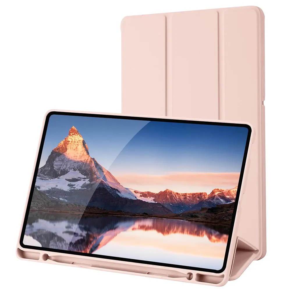 Custodia per Samsung Galaxy Tab S6 Lite (2024) / Tab S6 Lite (2022) / Tab S6 Lite (2020), Techsuit, Flex Trifold, Rosa - immagine 1