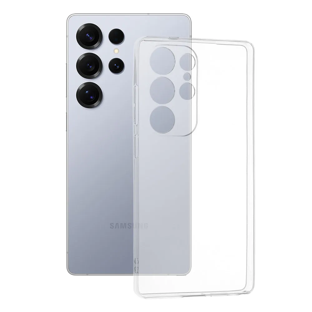 Custodia per Samsung Galaxy S25 Ultra S938, Techsuit, Chiara, Trasparente - immagine 1