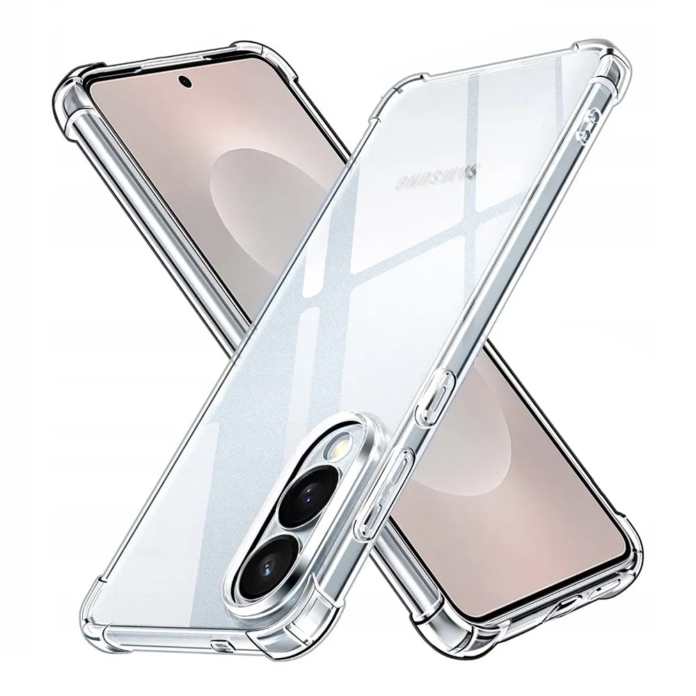 Custodia per Samsung Galaxy S25 Edge S937, Techsuit, Shockproof Clear, Trasparente - immagine 1