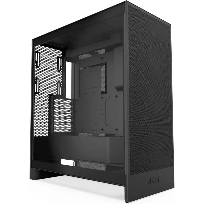 Custodia mid-tower NZXT H7 Flow (2024) - Tutto nero - immagine 1