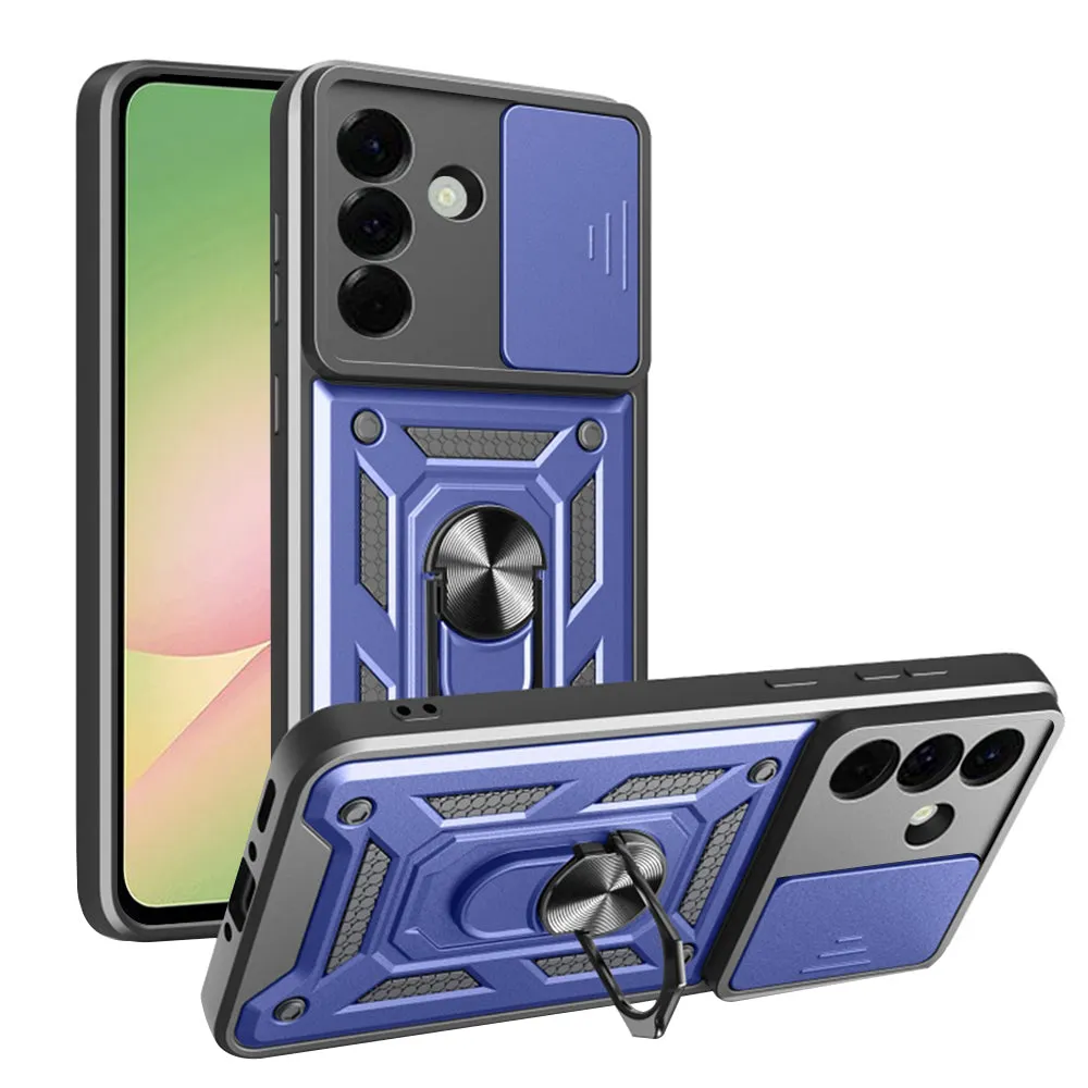 Custodia per Samsung Galaxy A56 A566, Techsuit, CamShield, Blu - immagine 1