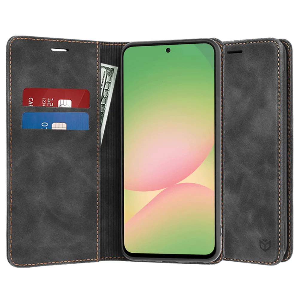 Custodia per Samsung Galaxy A56 A566, Techsuit, Confy, Nera - immagine 1