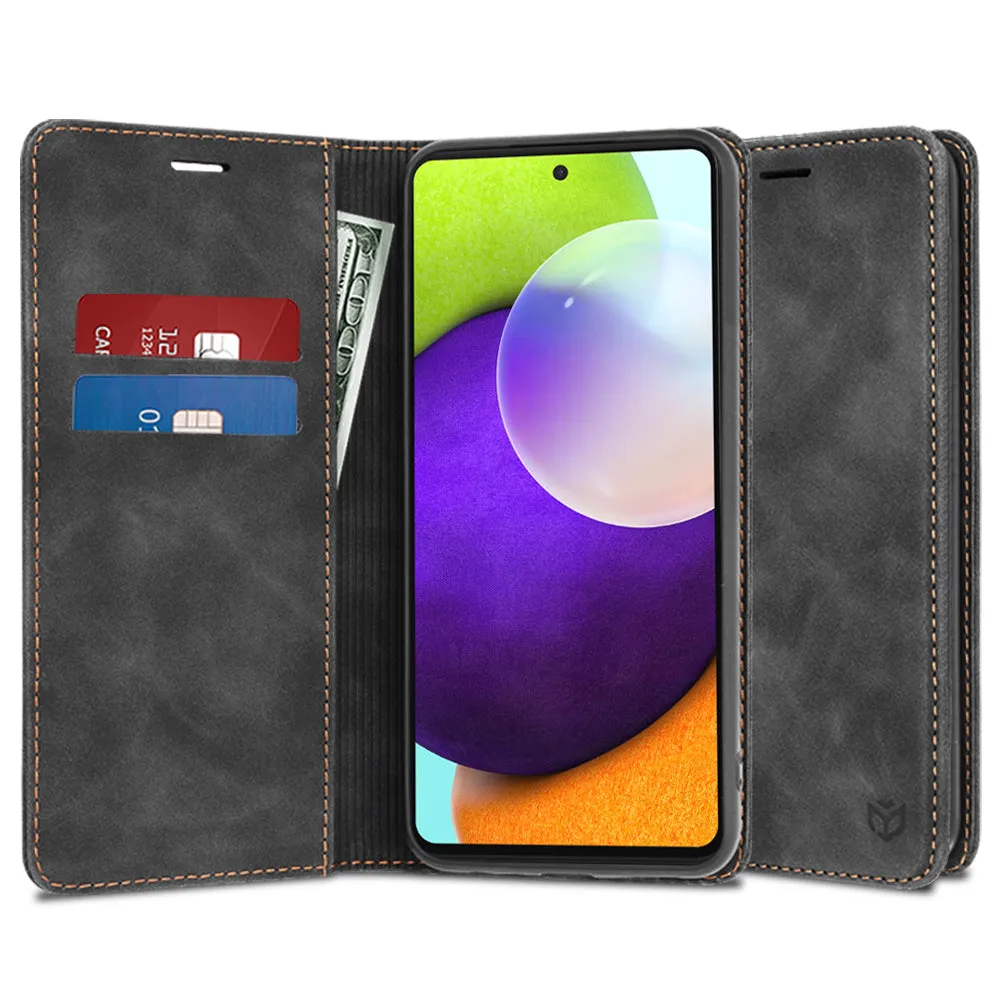 Custodia per Samsung Galaxy A52s 5G A528 / A52 5G A526 / A52 A525, Techsuit, Confy, Nera - immagine 1