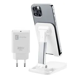 Caricabatterie USB Type-C CHARGE & STAND KIT White CHARGESTANDKITIPH - immagine 1