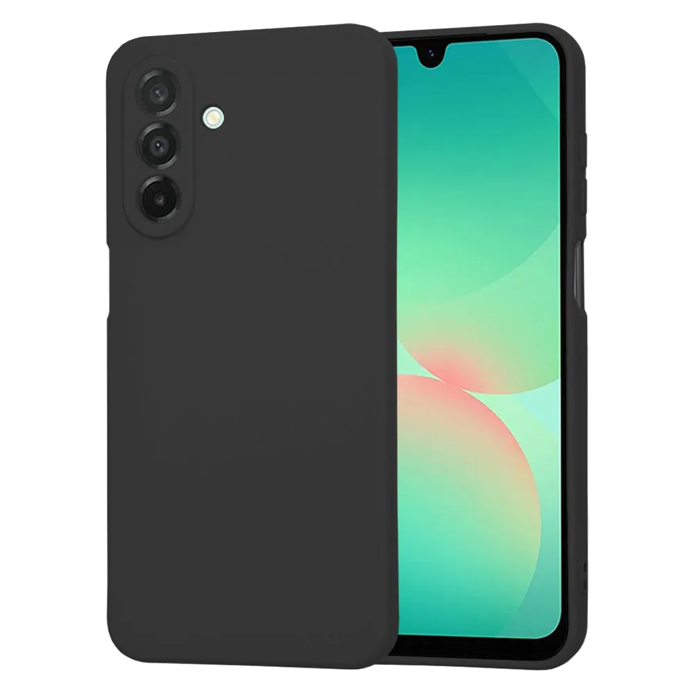 Custodia per Samsung Galaxy A26 A266, Techsuit, SoftFlex, Nera - immagine 1