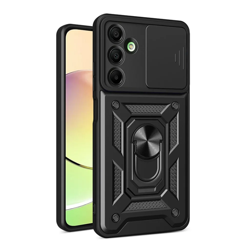 Custodia per Samsung Galaxy A16 5G A166 / A16 4G A165, Techsuit, CamShield, Nera - immagine 1