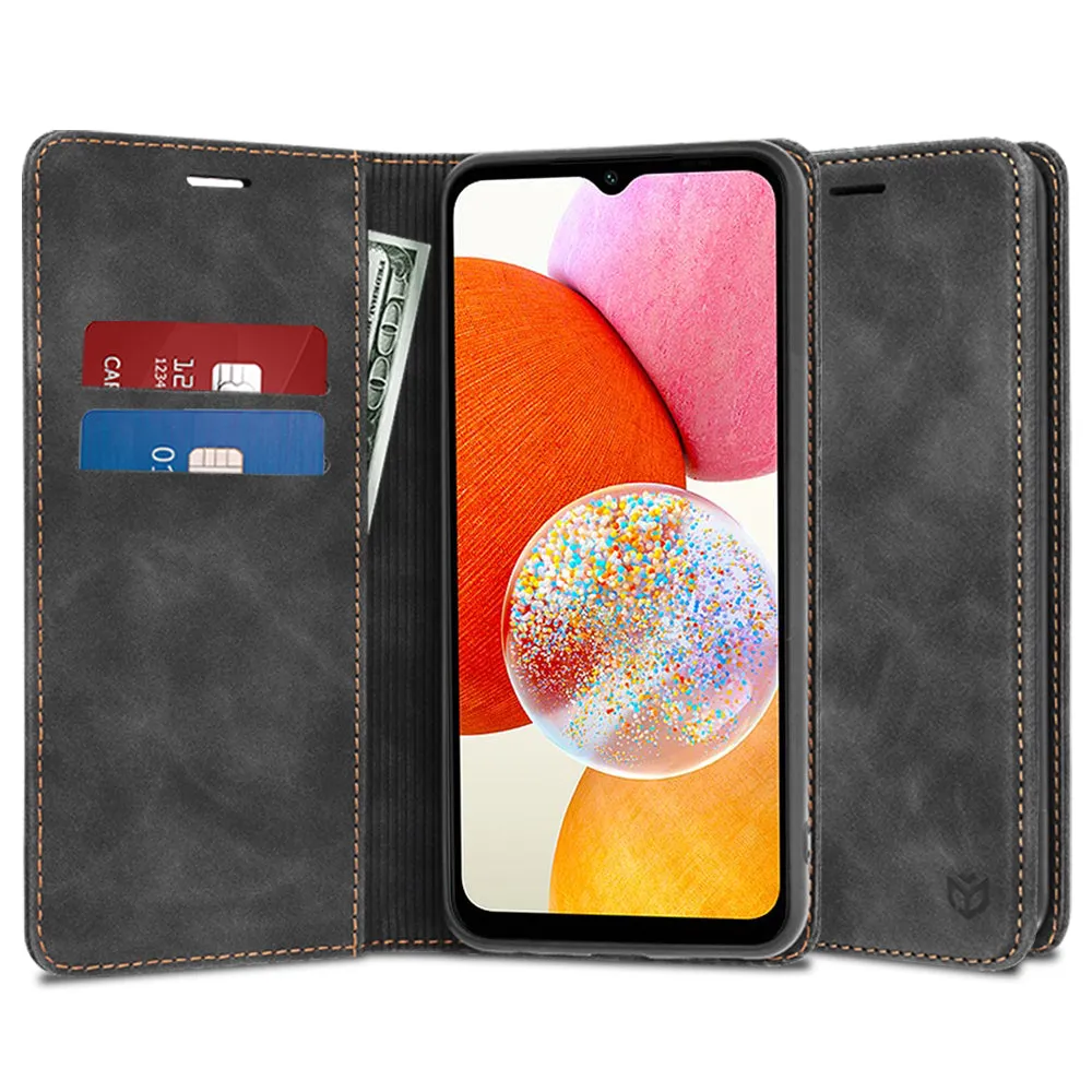 Custodia per Samsung Galaxy A14 A145 / A14 5G A146, Techsuit, Confy, Nera - immagine 1