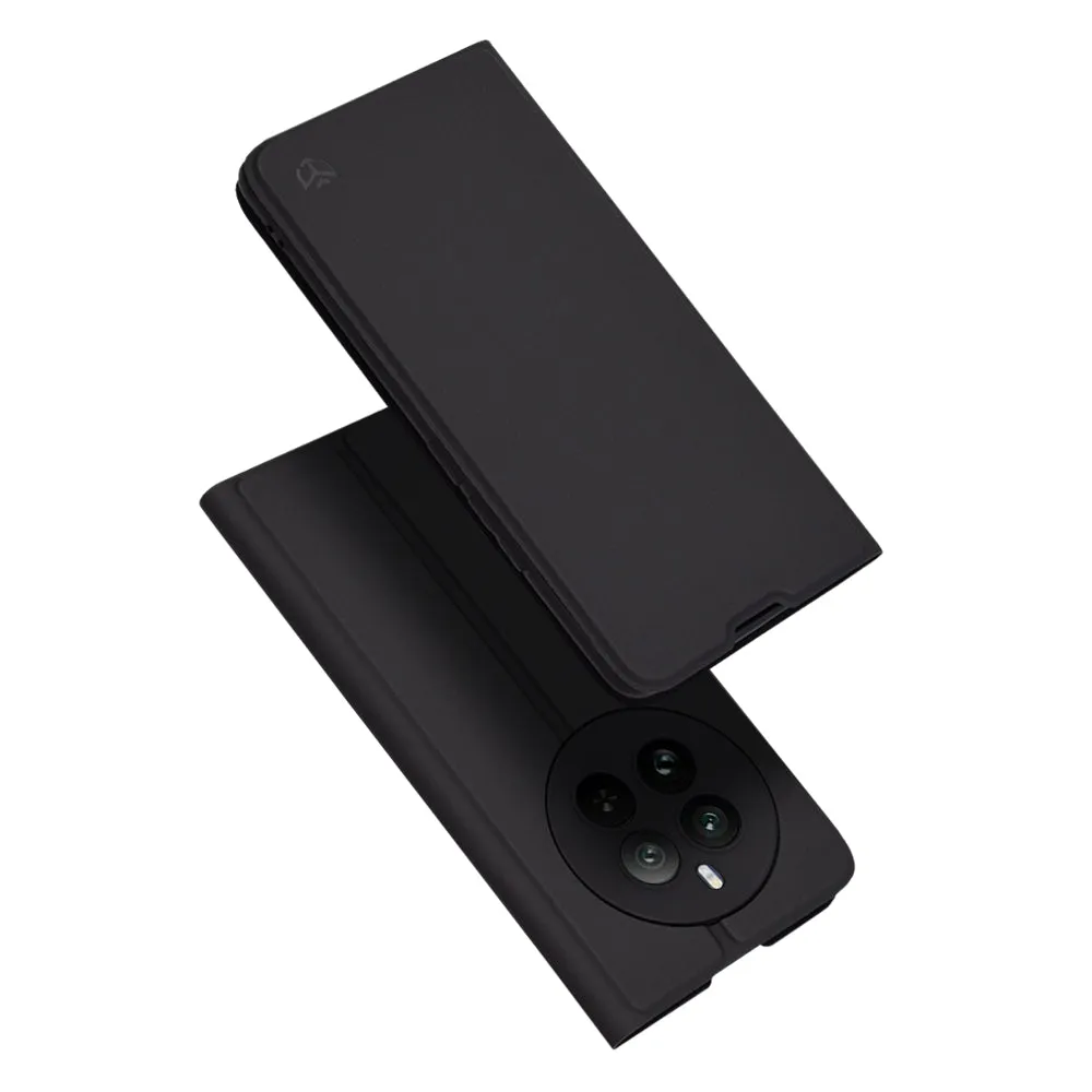 Custodia per Realme 12 Pro / 12 Pro+, Techsuit, Magskin Book, Nera - immagine 1