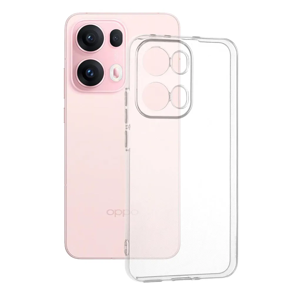 Custodia per Oppo Reno13 Pro, Techsuit, Chiara, Trasparente - immagine 1
