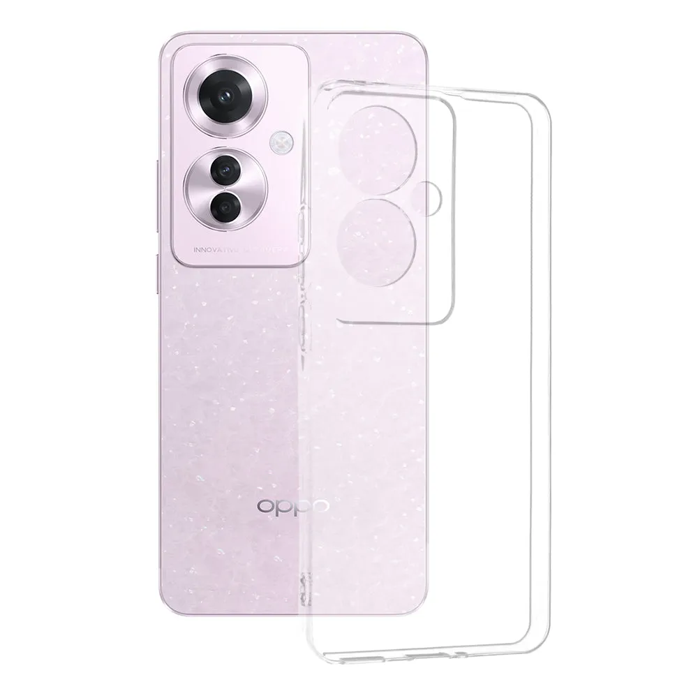 Custodia per Oppo Reno11 F, Techsuit, Chiara, Trasparente - immagine 1