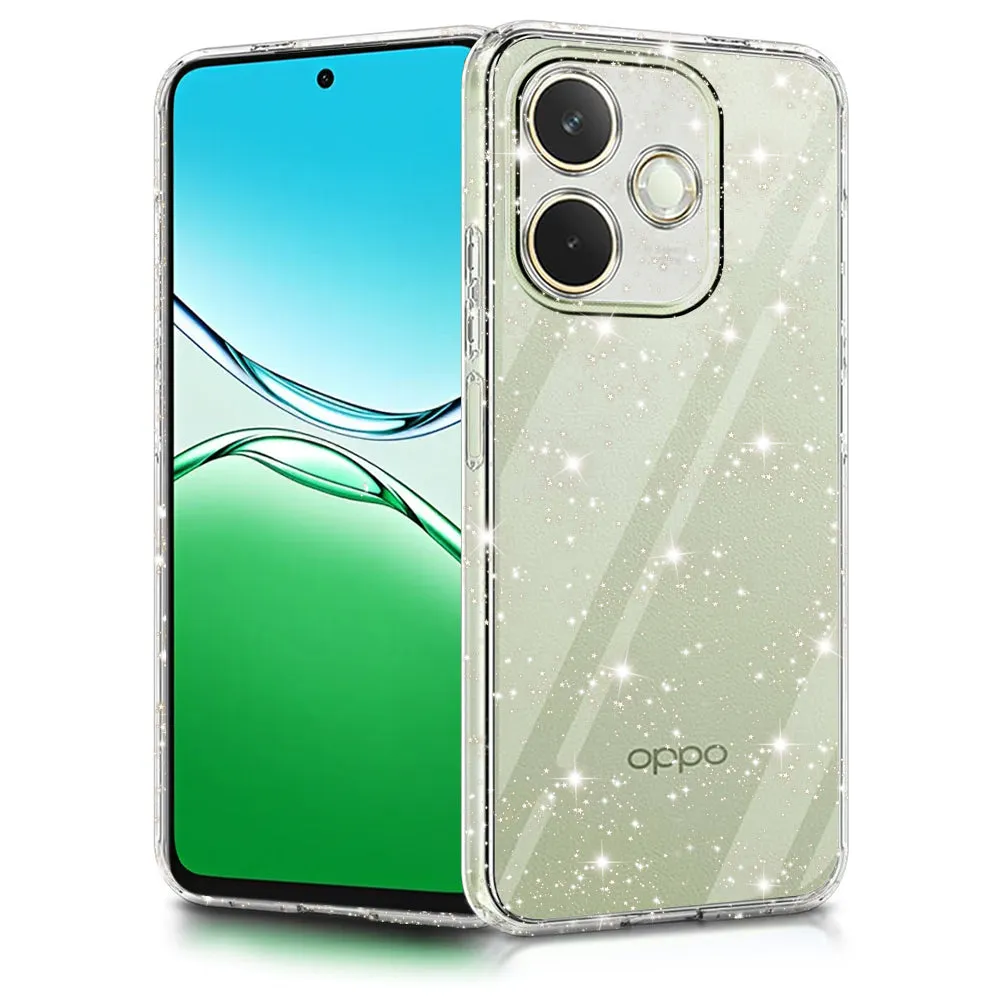 Custodia per Oppo A5 Pro 4G / A5 Pro, Techsuit, SparkleSkin, Trasparente - immagine 1