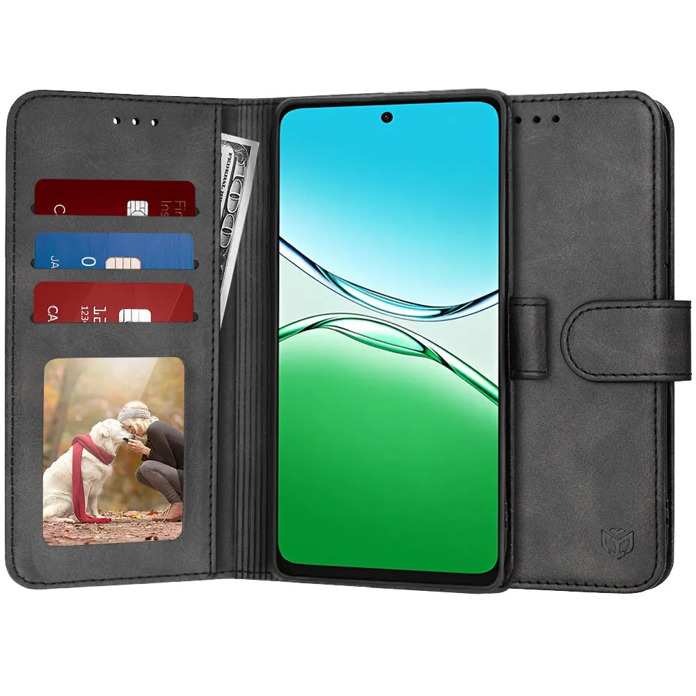 Custodia per Oppo A5 Pro 4G / A5 Pro, Techsuit, Diary Book, Nera - immagine 1