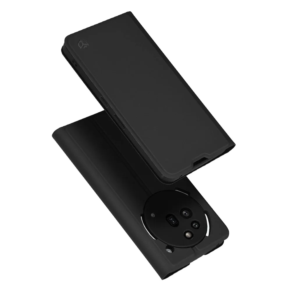 Custodia per Nothing Phone (3a) Pro, Techsuit, Magskin Book, Nera - immagine 1